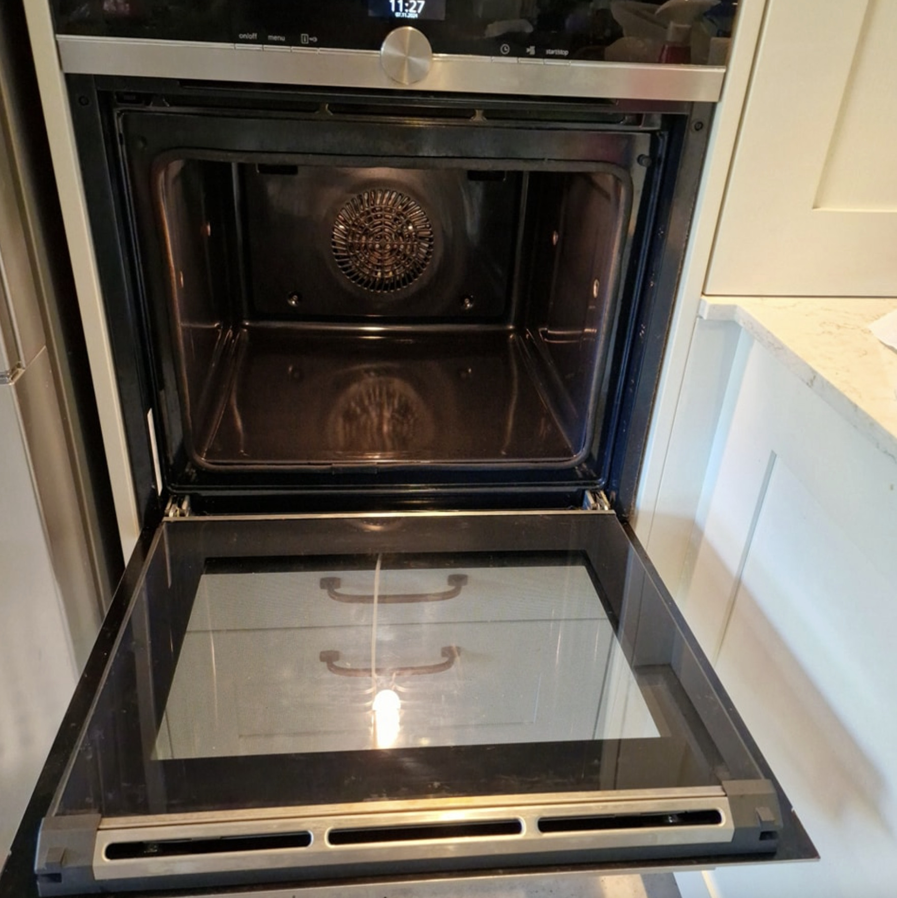 Oven after cleaning